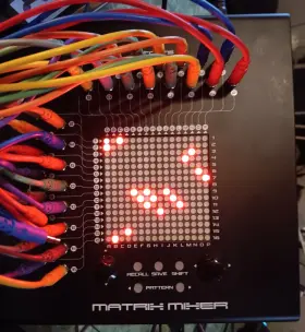 Erica Synths 751030828732 Matrix Mixer Audio And Cv Desktop Synthesizer Power Supply