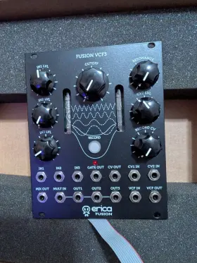 Vcf3 Erica Synths Fusion Black Modular Synthesizer With Box