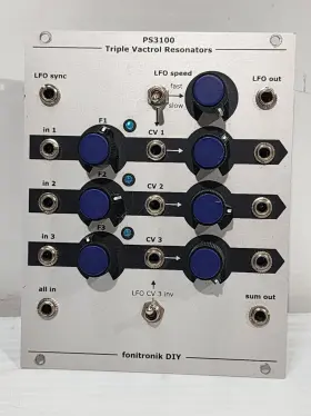 Ps3100 Fonitronik Diy Triple Vactrol Resonators Eurorack Module