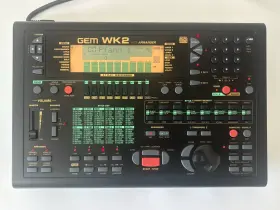 Gem-wk2 Gem Wk2 Module Expander Realtime Midi Arranger Vintage 1990s Rare Italy