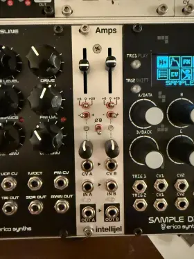 Amps-3u Intellijel Amps Dual Multi-function And Chainable Vca 6hp Eurorack Module