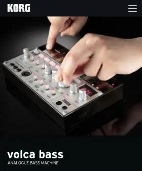015731 Korg Volca Bass Analog Machine With Line Sequencer And Synthesizer