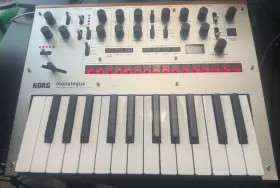Korg 022887 Monologue Monophonic Analog Synthesizer - Excellent Condition With Backpack