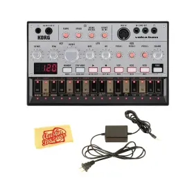 Korg 660845714731 Volca Bass Analogue Machine Bundle With Power Supply And Austin Baz