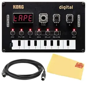 Nts-1 Korg 810037691283 Nu Tekt Programmable Synthesizer Kit Bundle With Midi Cable And Austin Baz