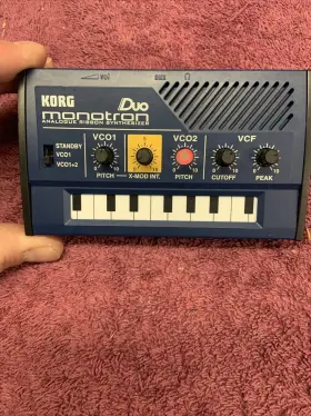 Korg 959112089679 Monotron Duo Dual Oscillator Analog Pocket Synthesizer