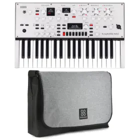 Kingkorgneobn1 Korg Kingkorg Neo 37-key Virtual Analog Synthesizer And Vocoder With Messenger