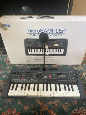 Korg-ms1 Korg Ms1 Microsampler Black Sampling Keyboard Music Instrument