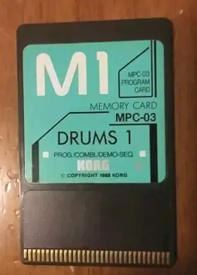 Msc-03 Korg Mpc-03 Memory Card M1 Program Pcm