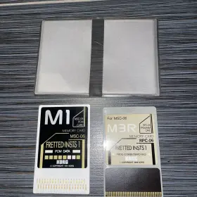 Rpc-06 Korg Mpc-06 M1 Msc-06 / Fretted Insts Pcm Program Cards Usa Seller