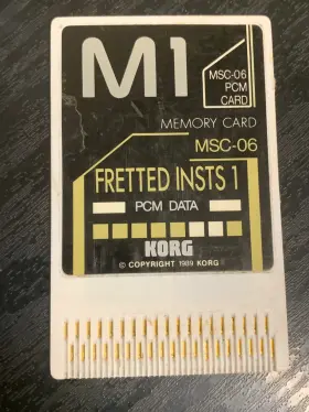 Msc-06 Korg Msc-05 M1 T3 T2 T1 M1r Card Ram