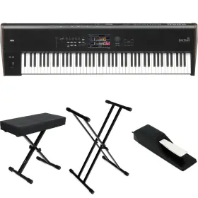 Nautilat88esbn Korg Nautilus 88 88-key Synthesizer Workstation With Aftertouch Essentials