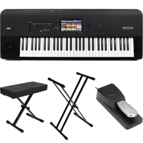 Nautilus61ess Korg Nautilus 61 61-key Synthesizer Workstation Essentials Bundle