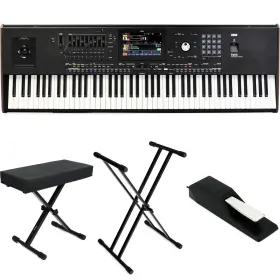 Pa5x88essbun Korg Pa5x 88 88-key Arranger Workstation Essentials Bundle