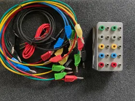 Utl-3 Low-gain Electronics Passive Format Converter And Attenuator Plus Cables