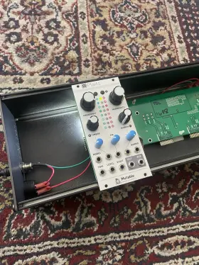 1hpblank Make Noise Skiff Case Eurorack 3u 104hp In Box With Manual Power Supply Tested