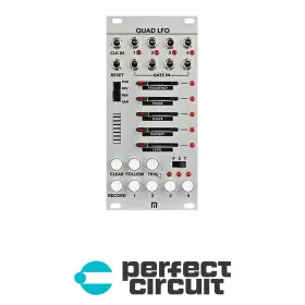 Malekko Heavy Industry 854339002651 Quad Lfo Silver Eurorack B-stk Perfect Circuit