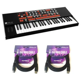 Medeliak1 Melbourne Instruments Delia Motorized Morphing Polyphonic Synthesizer With 2 Cable