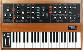 Min-moog-d-05-01 Moog Minimoog Model D Analog Synthesizer - Mahogany