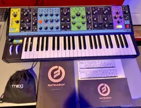 Mod-matr-01 Moog Matriarch Paraphonic Synth With Patch Cables Near Mint Condition Ser. 02641