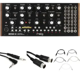 Mother32cabbn Moog Mother-32 Module With 1/4-inch Cables And Midi