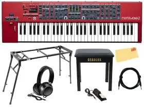 Nord 840262239110 Wave 2 61-key Performance Synthesizer With Adjustable Stand