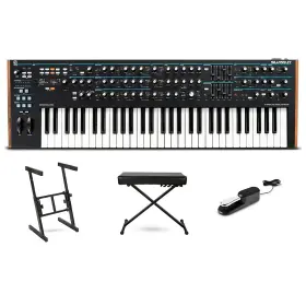 16-voice Novation 197881516628 Summit Polyphonic Synthesizer Essentials Bundle