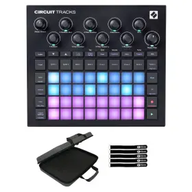 Novation 789049912658 Circuit Tracks Standalone Groovebox Synths Drums Sequencer W Case