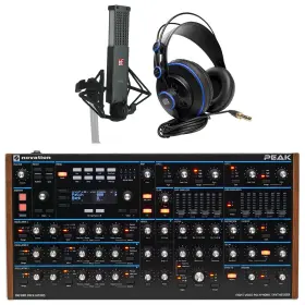 Novation Peak Vr2 Hd7 Eight-voice Desktop Midi Usb Polyphonic Synthesiser Mic Headphones