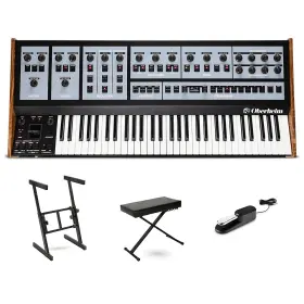 Ob-3600-essential Oberheim Ob-x8 8-voice Polyphonic Analog Synthesizer Essentials Bundle