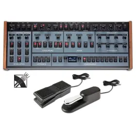 Obx8modulestudio Oberheim Ob-x8 Desktop Module With Sustain And Expression Pedals Audio Cables