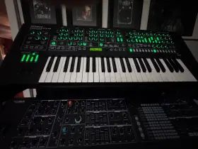 Roland 761294508749 System-8 Plug-out 49-key Synthesizer Keyboard With Wood Sides