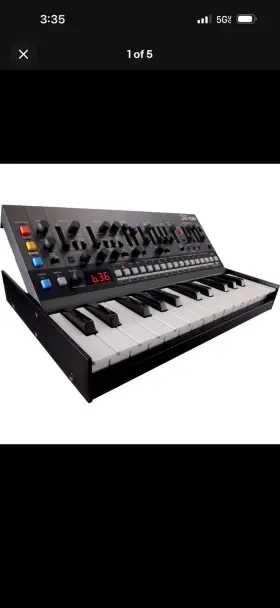 K-25m Roland 761294518335 Boutique Jx-08 Synthesizer Module With Keyboard Unit