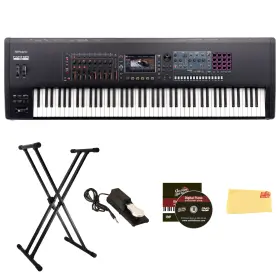 Roland 840262241014 Fantom 8 Ex 88-key Workstation Keyboard Synthesizer With Adjustable Stand