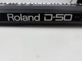 853877 Roland D-50 61-key Keyboard Synthesizer Power Cable Used Works Whit Memory Card