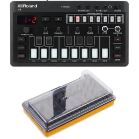Airacomj6cvbn Roland Aira Compact J-6 Chord Synthesizer With Decksaver Cover
