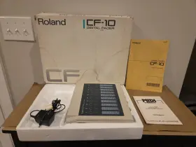 Cf-10 Roland Digital Fader Controller Midi Mixing Control Surface Tested