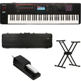 Fantom07stgbun Roland Fantom-07 Music Workstation Keyboard Stage Bundle