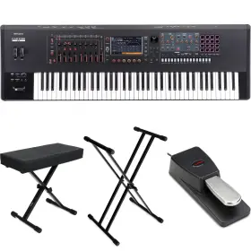 Fantomex7essbn Roland Fantom 7 Ex Synthesizer Workstation Essentials Bundle