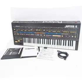 Jupiter-6 Roland 1983 61-key Polyphonic Analog Synthesizer With Owners Manual