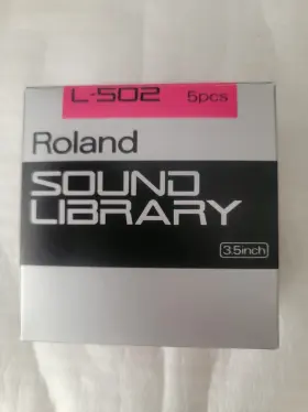 0006-0010 Roland L-502 New Sampler Sound Library S550 S330 5 Disks Floppy #0006-0010