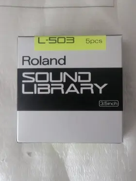 0011-0015 Roland L-503 New Sampler Synth Sound Library S550 S330 5 Disks #0011-0015