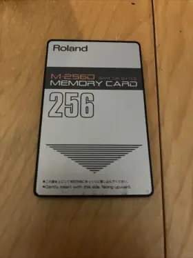 M-256d Roland Memory Card Ram 32k Bytes