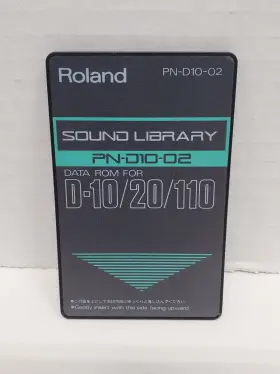 Pn-d10-02 Roland Sound Library Data Ram Card For D10 D20 D110