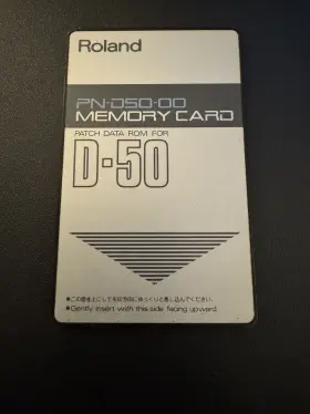 Pn-d50-00 Roland Rom Card For D-50