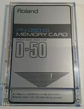Pn-d50-01 Roland Memory Card Patch Data Rom For D-50 Not Tested Exc With Case