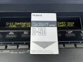 Pn-d50-02 Roland Patch Data Rom Sound Card For D-50 D-550
