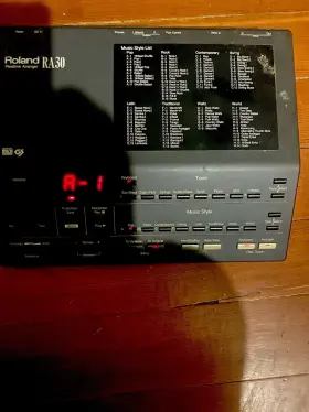 Roland Ra-30 Arranger Recorder Desktop Synthesizer With Midi And Pedal Input