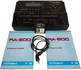 64-voice Roland Ra-800 Realtime Arranger Polyphony Disk Manuals Power Cable