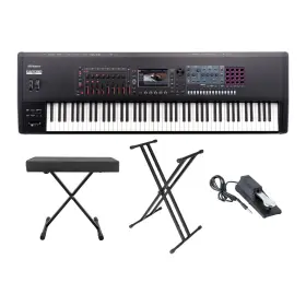 Rolfantom-8ex Roland Fantom 8 Ex Synthesizer Bundle With Workstation Essentials